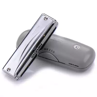 SUZUKI SUZUKI SUZUKI 10-hole blues harmonica MR-350 metal lattice super-blown ten-hole harmonica