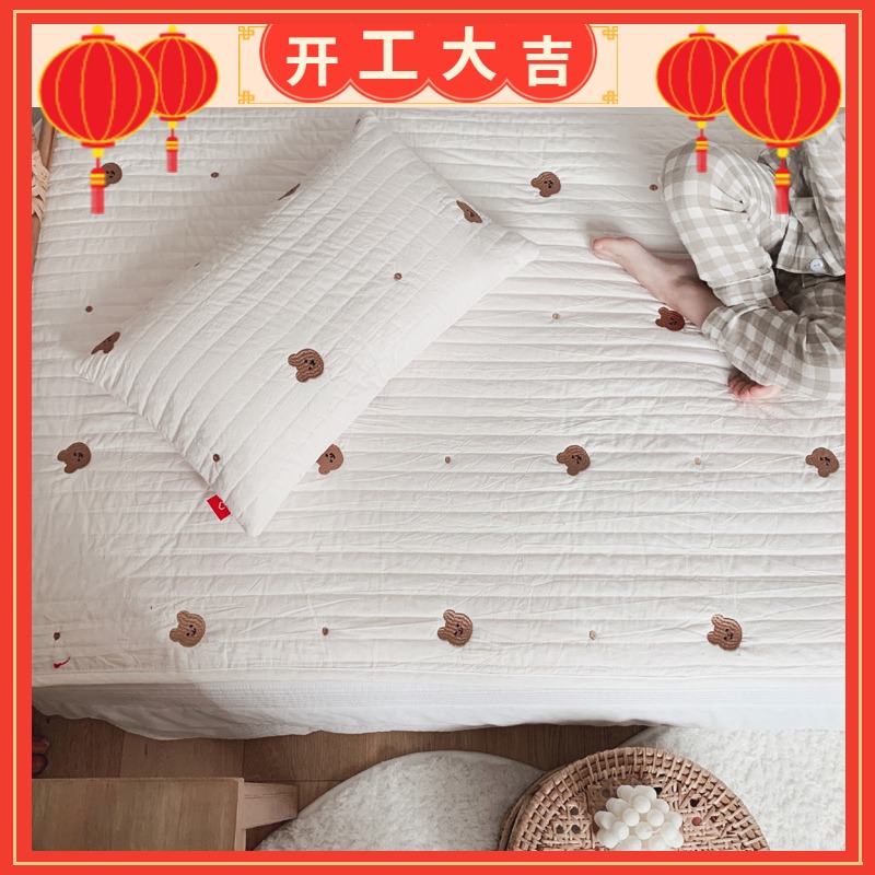 Crib mat four seasons universal baby sheet sleeping mat soft children's kindergarten nap cotton mattress can be customized