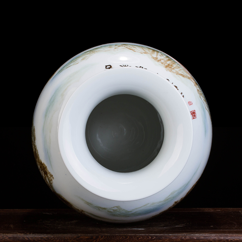 Jingdezhen ceramics hand - made vases, flower arrangement wine porch home decoration sitting room TV ark, furnishing articles
