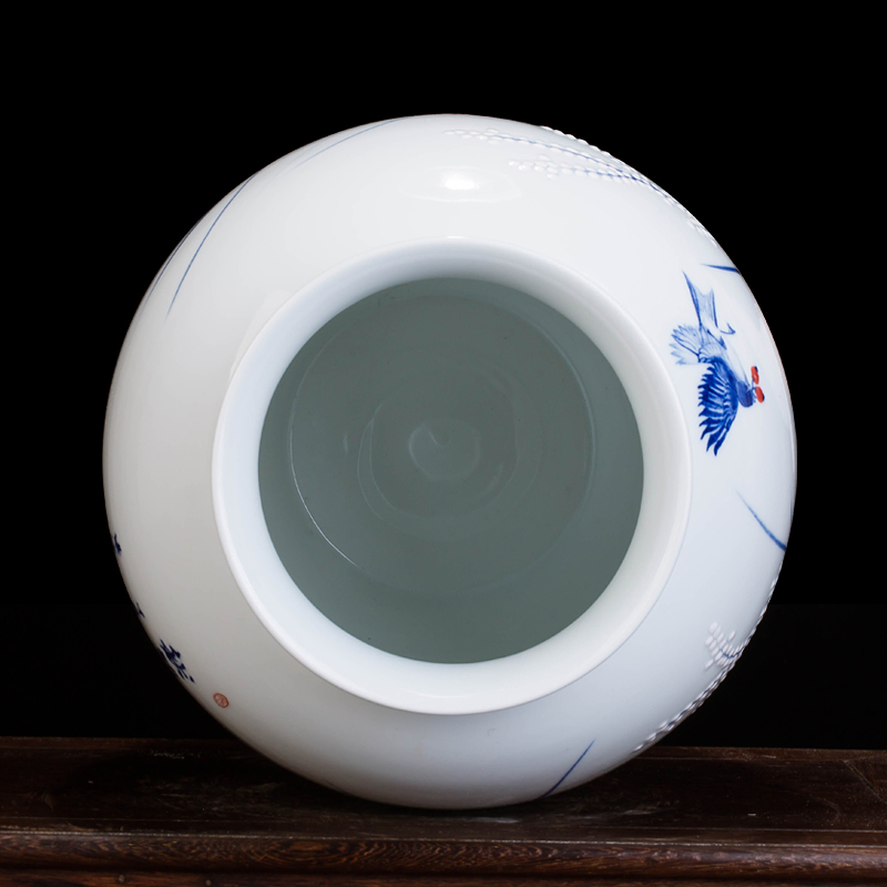 Jingdezhen ceramics hand - made vases, flower arrangement wine porch home decoration sitting room TV ark, furnishing articles
