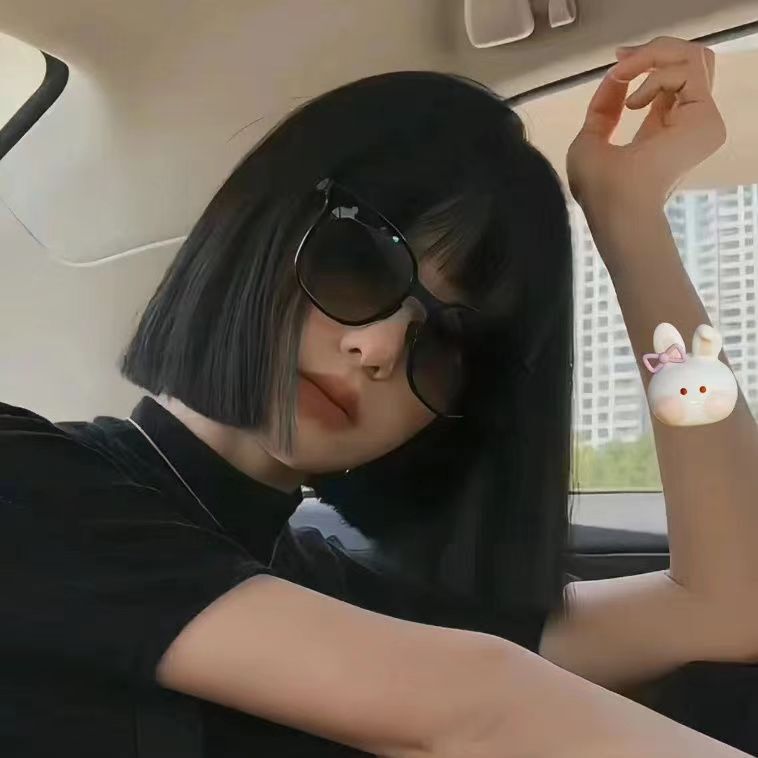 Cosplay Wig Short Hair Female Straight Cut Bangs Bobo Style Lolita Natural Realistic Wig