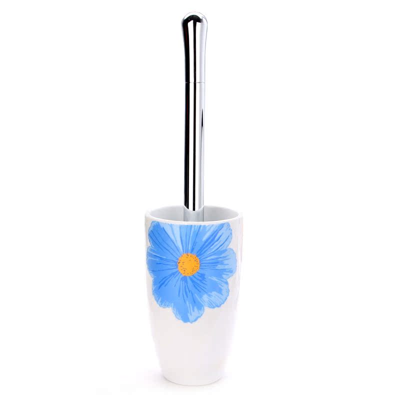 SPIRELLA/silk pury by ceramic toilet brush set brush head long handle toilet brush cleaning brush durable type