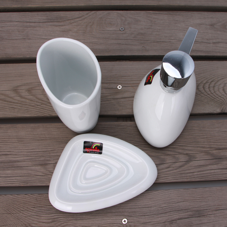 SPIRELLA 4 times/silk pury ceramic sanitary ware washing suit bathroom suite mouthwash mouthwash cups