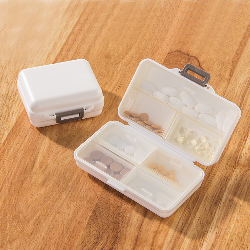 Moisture-proof seal split charging small medicine box Mini medicine box carry-on small number portable week containing pill drug box