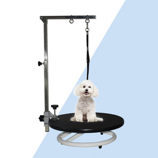 Home beauty table rotating disc home shearing table