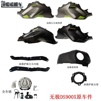 Infinite Ds900X Fuel Tank Left and Right Decorative Covers, Full Vehicle Lock Set Lx900-C Fuel Tank Guard Left Inner Panel Bracket
