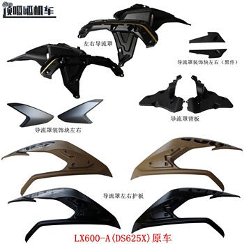 Wuji Ds625X 625Dsx Fairing Left and Right Side Panels Fairing Back Panel Loncin Lx600-A Original Vehicle Parts