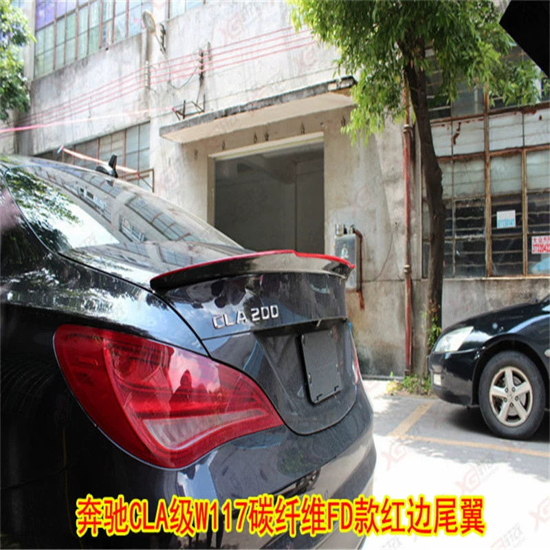 Mercedes-Benz CLA-class W117 hai mặt bằng sợi carbon FD áp suất đuôi PSM cánh trên AMG sửa đổi CLA200 220260 đuôi - Sopida trên