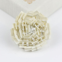 42 ~ 50MM black white handmade button high grade woolen cashmere coat coat clothing button decoration button