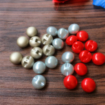 Red black upscale Taiwan resin lining button children clothing clothes buttoned with fur clothes buckle decorative buckle