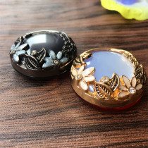 25-38MM upscale womens clothing Mink Leather Big Coat Cashmere Coat Clothing Button Wind Jersey Leather Buttons