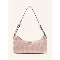 Overseas purchasing GUESS women's shoulder bag zipper closure built-in compartment chain shoulder strap quilted texture