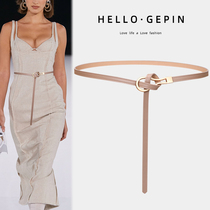 Japanese Rosex Korean tide ins decorative shirt thin belt women with suit waist fashion versatile belt