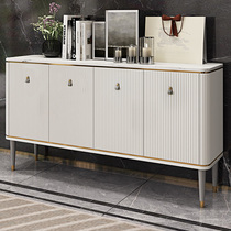 American light and luxurious wind rock board Xuanguan cabinet living room modern minimalist entrance hall Entrance Hall Decoration Cabinet Solid Wood Dining Side Cabinet Shoes Cabinet