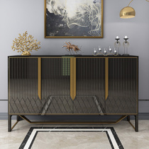 Light extravaganza Entrance Door Hall Partition Decoration Brief Modern Solid Wood Dining Side Cabinet Willy-style Villa Günchengguan