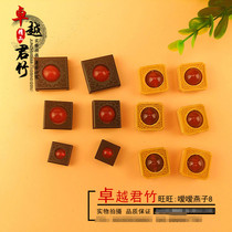 Thrush Birdcage accessories Birdcage pecking wood practice mouth carving carved bamboo pecking