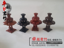 Boutique thrush lark cage gourd mahogany ebony high quality gourd four-piece set hook cage claw bird cage accessories