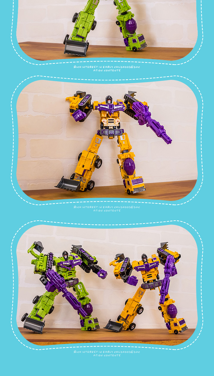 Biến đổi đồ chơi King Kong Kết hợp Xiaoli Shen GT Hercules Mini Fit Engineering Xe mô hình Robot - Gundam / Mech Model / Robot / Transformers gundam 8822