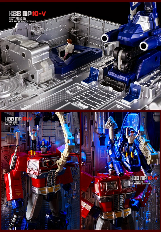 Đồ chơi biến hình King Kong MP10V tối Optimus M cột sưu tập lớp xe robot mát thay đổi mô hình khoang xe - Gundam / Mech Model / Robot / Transformers