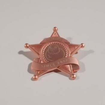 [Pigeon House Gugu Gugu] Membership Badge Copper Membership Card Privileged Card Souvenir Specialty Travel Souvenir Gift