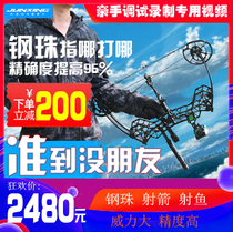 Junxing compound bow triangle dual-purpose composite bow steel ball bow and arrow archery compound bow competitive competition sports bow