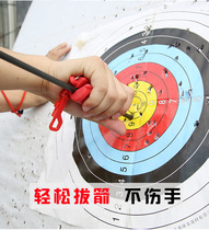 Archery equipment drawing arrow glue silicone puller bow and arrow accessories drawing arrows do not hurt hand bow accessories target paper