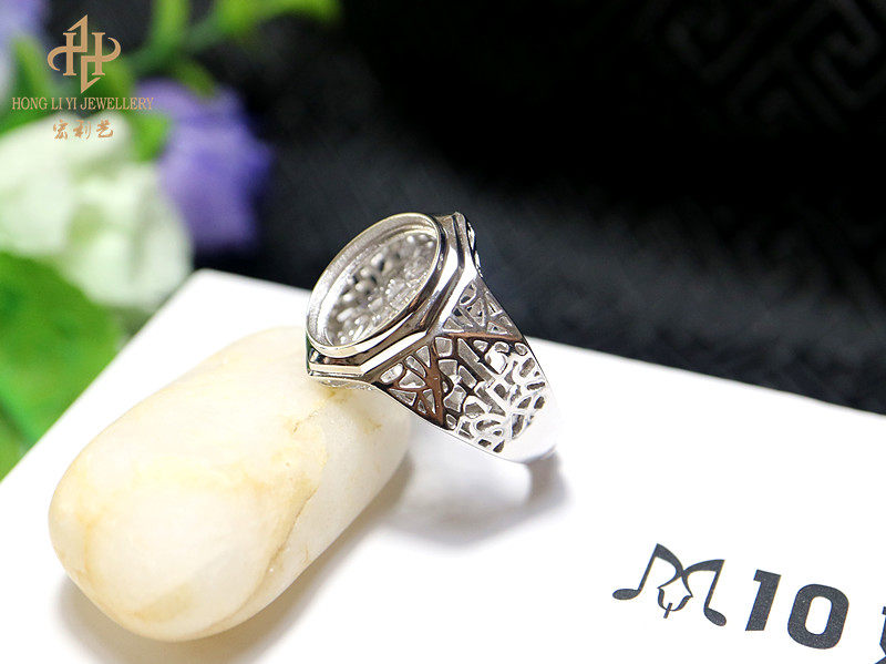 Bague HONGLIYIJEWELRY    en Argenterie - Ref 3086740 Image 28