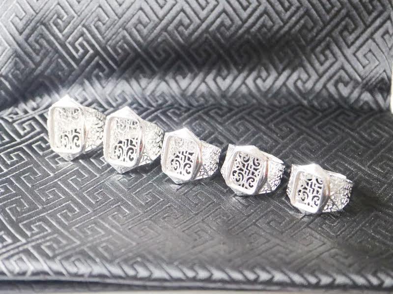 Bague HONGLIYIJEWELRY    en Argenterie - Ref 3088343 Image 17