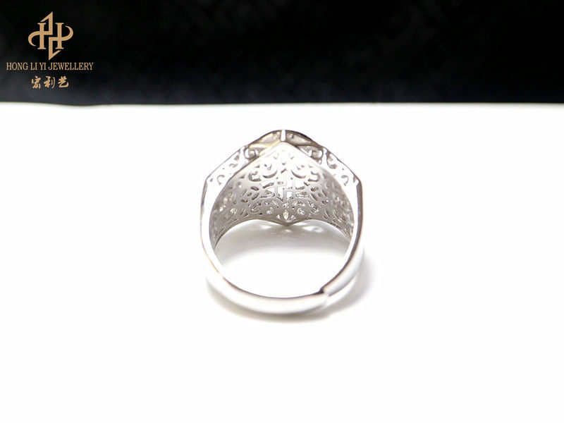 Bague HONGLIYIJEWELRY    en Argenterie - Ref 3086740 Image 32