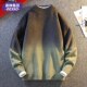 Tangshi Group DESSO gradient sweater men's thickened warm inner layered sweater sweater handsome sweater