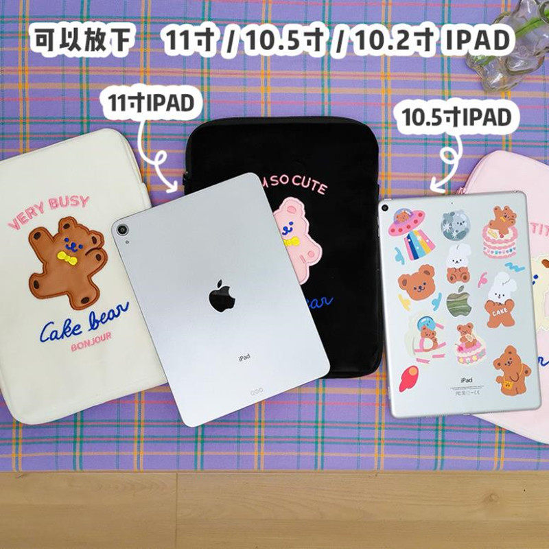 Student Cute Ins Wind Girl Hearts Cashier Bag Plush Small Crowddale ipad11pro Tablet Liner Bag