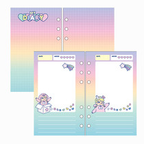 Loose Leaf Ben A6 Tiltcore 6 Holes Hand Ledger This Lovely Memo Color Ripping Paper Month Plan Square Grid Ins South Korea