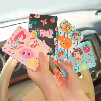 Japanese and Korean version of Annesi driver's license set cartoon pattern cute ID bag girl girl lady driver's license card holder