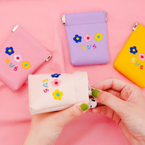 ins Elegant Breeze Cute Personality Woman Mobile Phone With Line Headphones Bag Mini Mini Fairy Day Ensemble South Korea AirPods Sleeve