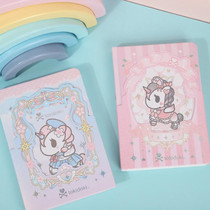 Cartoon Unicorn small Horse Colorful Page Hard Face Copy Girl Hearts Girl Notes Diary of the Diary Notepad Notepad Notepad Gift
