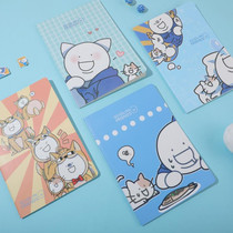 Student cartoon Jane about Little Blue and his friend car line Ben A5 cartoon crossline Benson to blame cute stationery