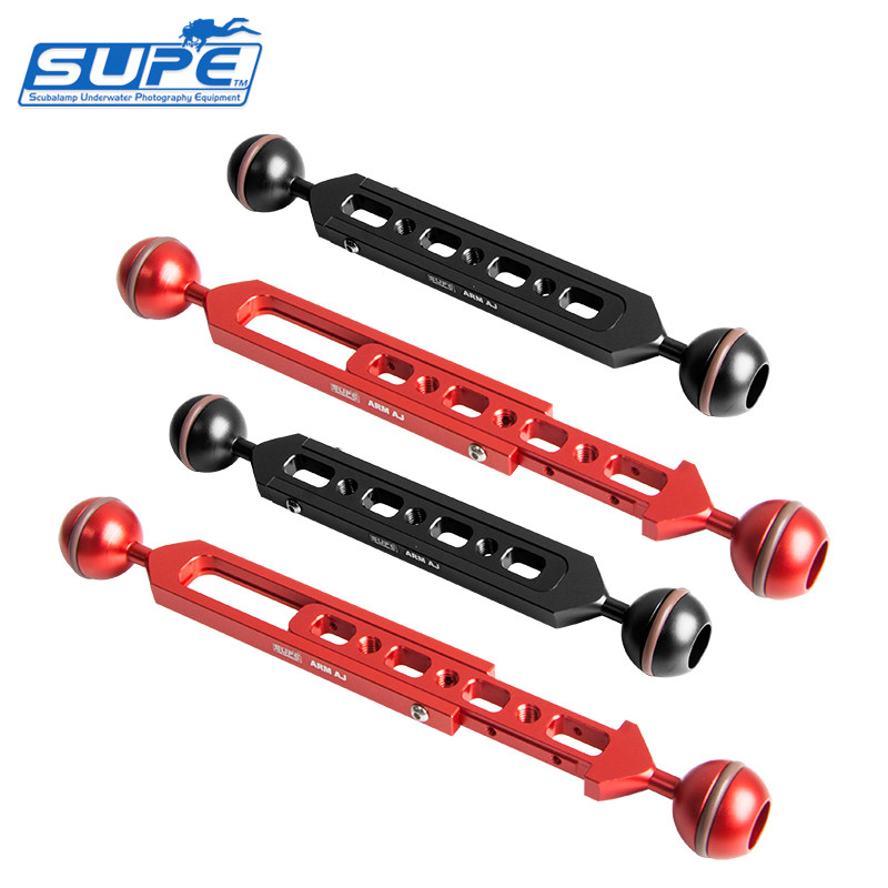 Scubalamp 6 8 10 11 inch ball head light arm 6-8 inch light arm telescopic adjustment diving light arm