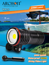 ARCHON odong DM10 diving flashlight WM16 photography camera light flashlight 2700 lumens