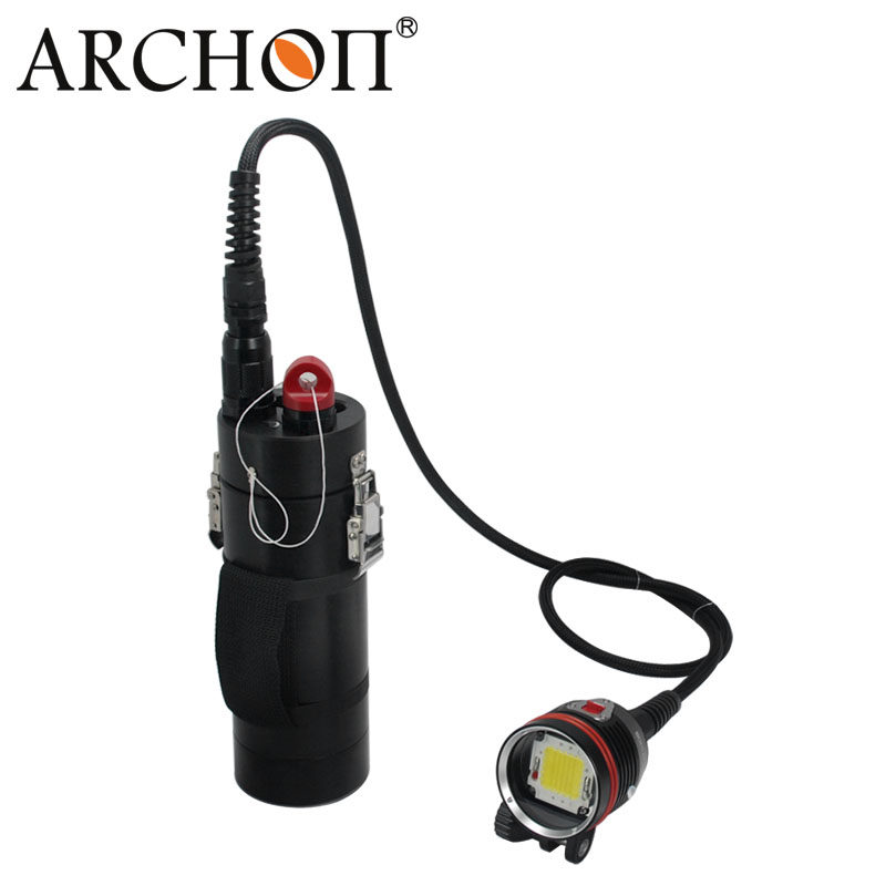 ARCHON Opupil DH102 diving flashlight phototonic light lamp can be expanded to double lamp head
