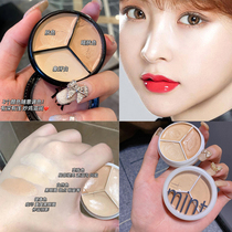 Concealer liquid foundation long-lasting makeup brightening skin tone concealing acne and dark circles controlling oil and not dulling three-color air cushion BB cream