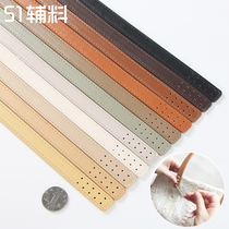 Good quality macaron PU hand sewn lifting hand in hand DIY cloth art woman single shoulder bag bag with no hole accessories 51 accessories