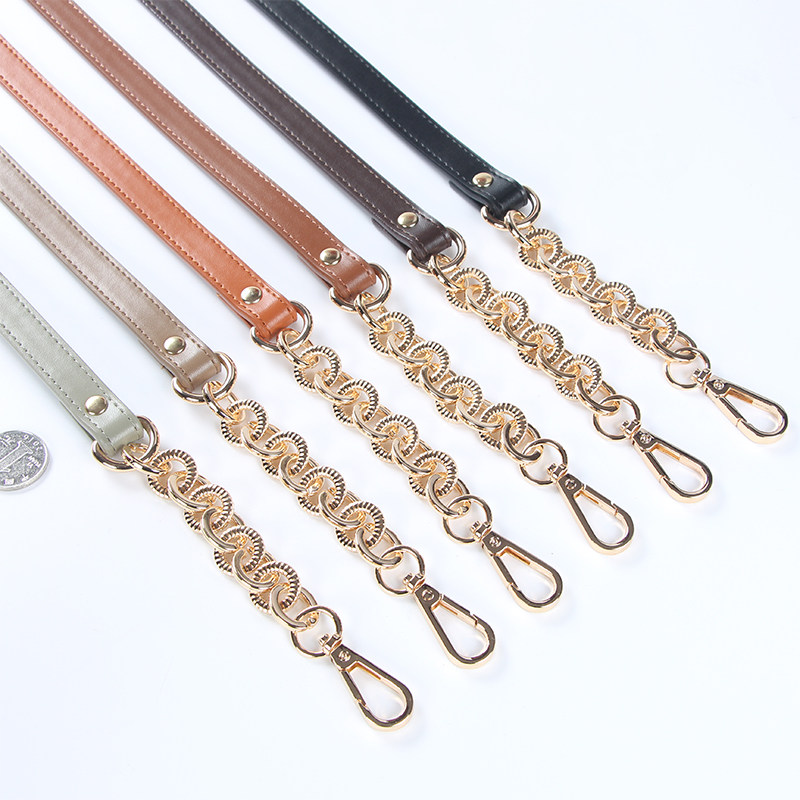 New Makaron PU leather strap strap strap strap single shoulder manual DIY replace package accessories 51 accessories