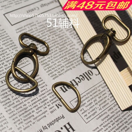 25mm ancient bronze color large eyes hook lobster buckle hanging buckle handmade cloth art diy bag coated metal accessories 51 accessories