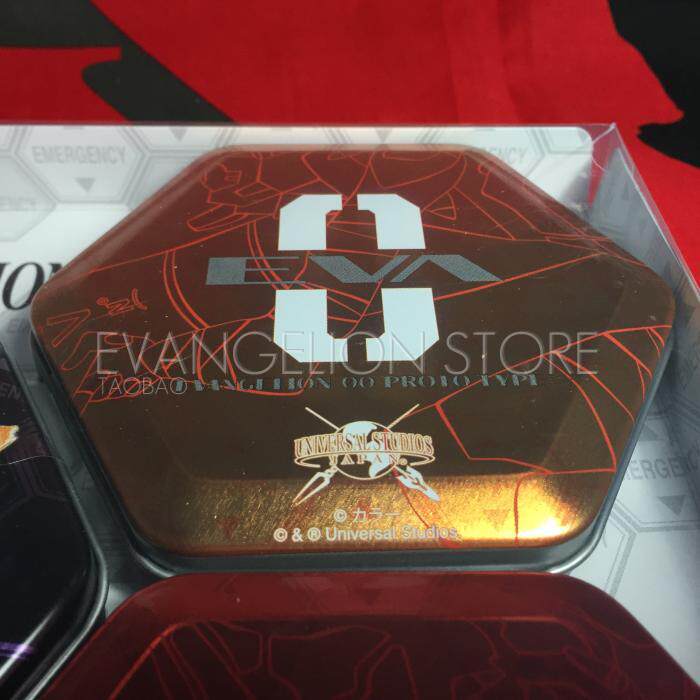 Куклы и фигурки 日版现货 新世纪福音战士 eva usj 机体编号铁盒 日本制 一套入 OTHER