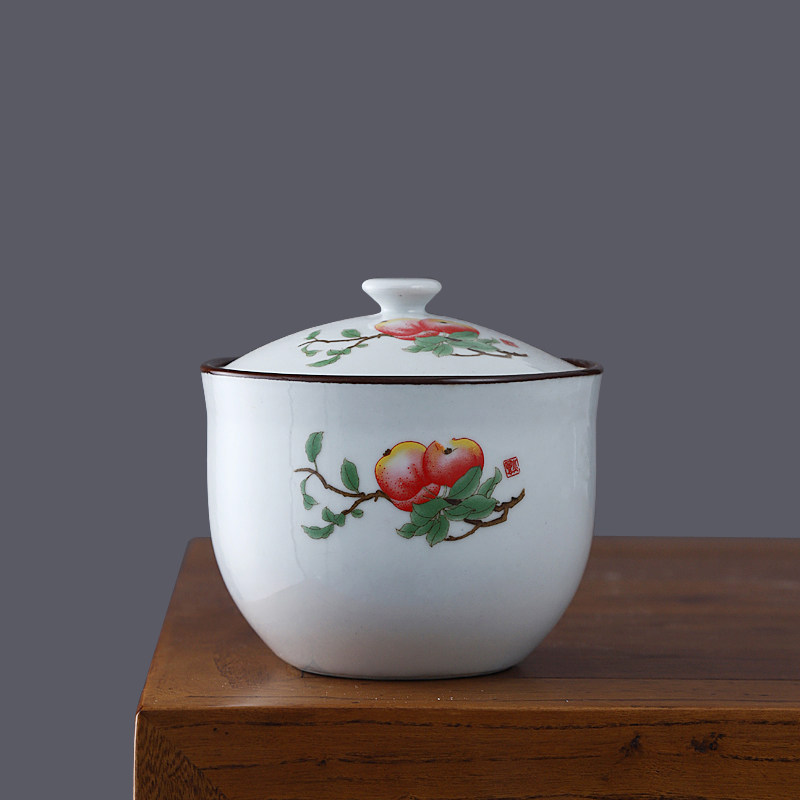 Jingdezhen kitchen ceramic seasoning box set oil bottle combination creative household seasoning jar salt jar seasoning bottle