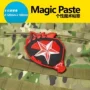 Red Shield Armband Black Shield Armband Magic Sticker Nhãn dán cá nhân ngoài trời Epaulettes Badge Armband Ba lô Sticker hình dán lên quần áo