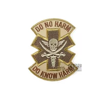 MSM ban đầu Đừng làm tổn thương tôi Pirate Medical Guard Velcro Morale huy hiệu epaulettes dán ba lô miếng dán ủi quần áo