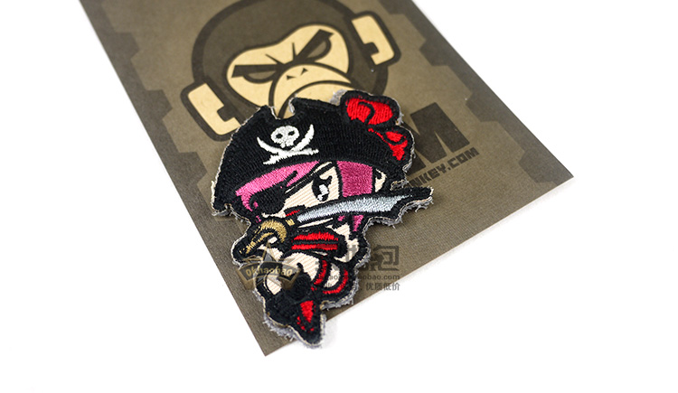Bản gốc MSM Pirate Girl Pirate Girl Magic Badge Chương Advanced Epaulette Ba lô Sticker miếng dán vá quần áo