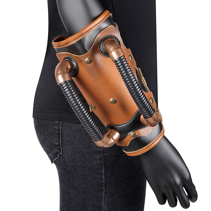 Halloween Cross-Border New Product Steampunk Cosplay Alternative Bracelet Medieval Retro Knight Armband Wristband