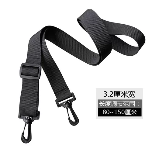 Черные бретели, нейлоновая пластиковая сумка на одно плечо, делается под заказ, 32, 38mm, увеличенная толщина